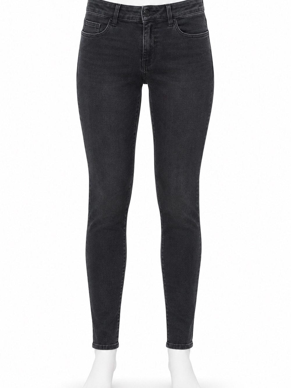 Maurices Charcoal Black Ankle Skinny Jeans
